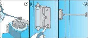 Lubrificare il chiudiporta